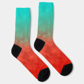 Chaussette Mémoire de ciel corallien (Droite)