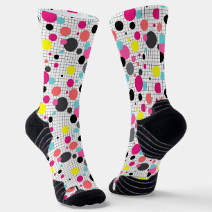 Chaussette Memphis pois