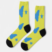 Chaussette Men crew socks with flag of Bady Bassit, Brazil (Gauche)