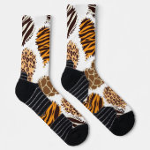 Chaussette Men’s African Print Athletic Crew Socks (Droite)
