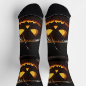 Chaussette Menacer Citrouille Halloween, (Haut)