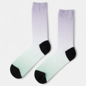 Chaussette Menthe Blanche Violette (Gauche)