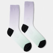Chaussette Menthe Blanche Violette (Droite)