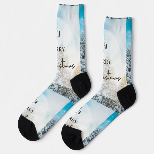 Chaussette Merry Christmas (Gauche)