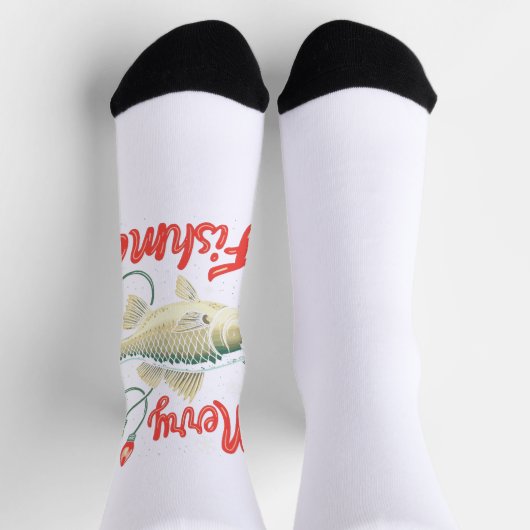 Chaussette Merry Fishmas (Haut)