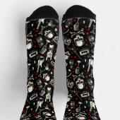 Chaussette Métal lourd rétro (Haut)