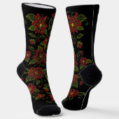Chaussette Metis Art Socks Native Beading Socks Customize (Angulaire)