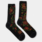 Chaussette Metis Art Socks Native Beading Socks Customize (Droite)