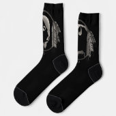 Chaussette Metis Nations Socks Native Tribal Buffalo Socks  (Gauche)