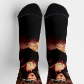 Chaussette Mexicaine Mona Lisa Chicana Chola (Haut)