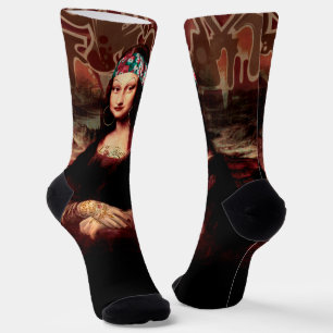 Chaussette Mexicaine Mona Lisa Chicana Chola