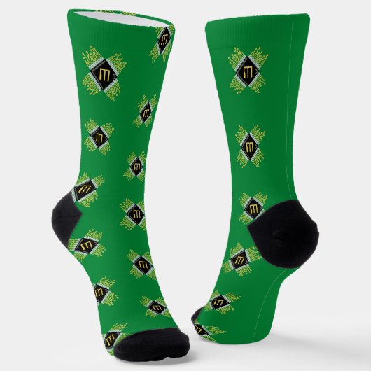Chaussette Micro chip monogramme (Angulaire)