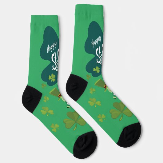 Chaussette Mignonne "Bonne Saint Patrick's Day" MaJk Turtle (Droite)