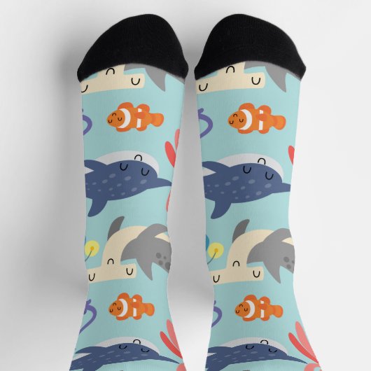 Chaussette Mignonne Sous La Mer (Haut)