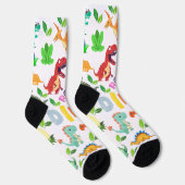 Chaussette Mignonnes sortes de Dinosaures sans joint (Droite)