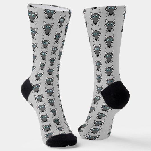 Chaussette Mignons Loup Halloween Patterned (Angulaire)