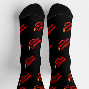 Chaussette Mikitiez chaud épicé feu rouge froid