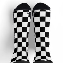 Minimalist Retro Checkered – Monochrome Streetwear