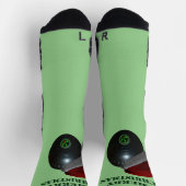 Chaussette Minimalistes Bowls Joyeux Noël,  (Haut)