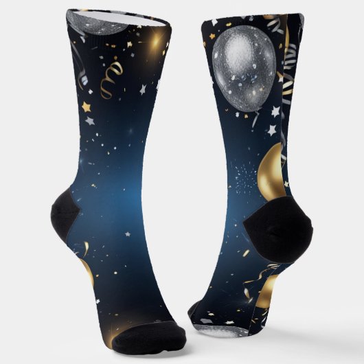 Chaussette Minuit en or et argent (Angulaire)