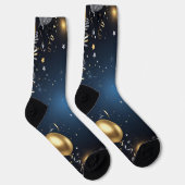 Chaussette Minuit en or et argent (Droite)