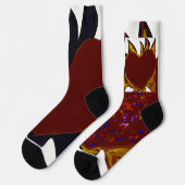 Chaussette Mismatched Hearts Aflame Crew Socks (Gauche)