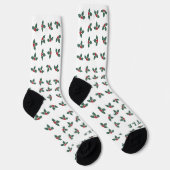 Chaussette Mistle Toes Drôle de Noël Gui (Droite)