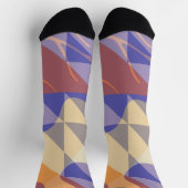 Chaussette Mod Artsy Purple and Peach (Haut)