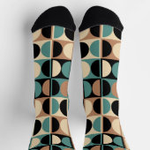Chaussette Modèle abstrait géométrique moderne du milieu du s (Haut)