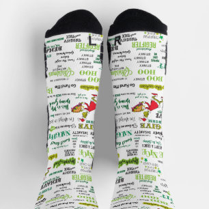 Chaussette Modèle de citation de Grinch