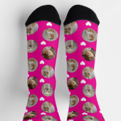 Chaussette Modèle de collage photo 4 Faites votre propre plai (Haut)