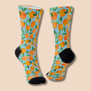 Chaussette Modèle de fruits d'agrumes oranges