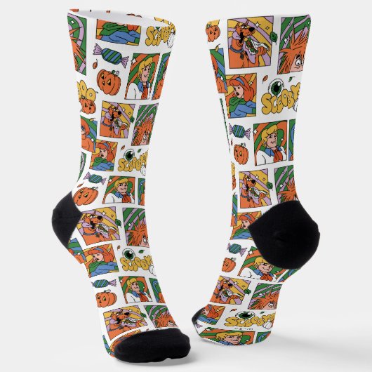 Chaussette Modèle de photos d'Halloween de Scooby-Doo (Angulaire)