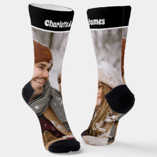 Chaussette Modèle de photos et de texte pour la nouveauté amu