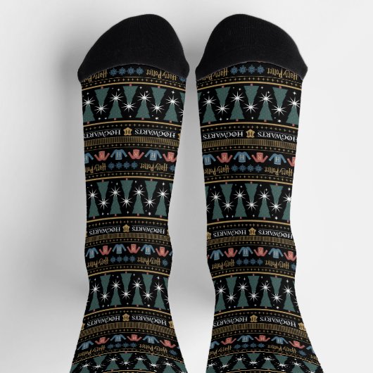 Chaussette Modèle de pull de fêtes HARRY POTTER™ (Haut)