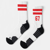 Chaussette Modèle de sports rétro (Gauche)