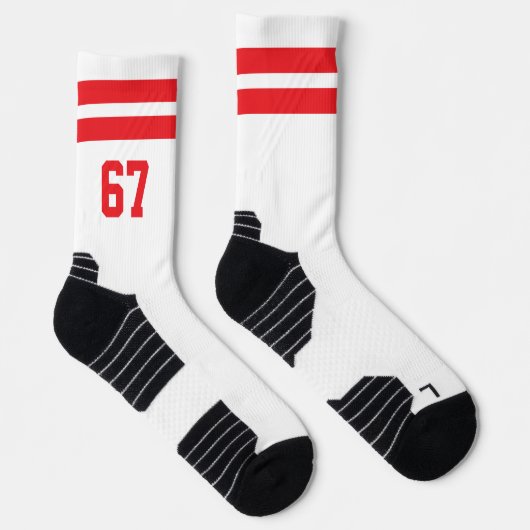 Chaussette Modèle de sports rétro (Droite)