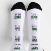 CHAUSSETTE MODÈLE DE TEXTE D'IMAGE BLANCHE SIMPLE MODERNE (Haut)