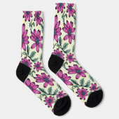 Chaussette Modèle floral (Droite)