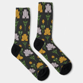 Chaussette Modèle floral dynamique (Droite)