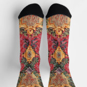 Chaussette Modèle Floral Français Antique (Haut)