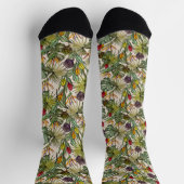 Chaussette Modèle floral tropical (Haut)