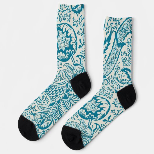 Chaussette Modèle indien, William Morris (Gauche)