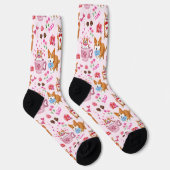 Chaussette Modèle Joyeuse Saint-Valentin Corgi (Droite)