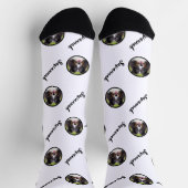 Chaussette Modèle photo Personnalisé Avec N'Importe Quel Nom  (Haut)