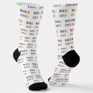 Chaussette Modèle promotionnel du logo d'entreprise personnal