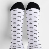 Chaussette Modèle promotionnel simple pour entreprise (Haut)