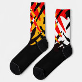 Chaussette Modern 4 Nations Socks Native Tribal Art Socks  (Gauche)