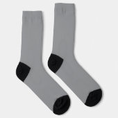 Chaussette ​Modern Gray and Black Patterned Socks (Droite)