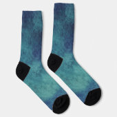 Chaussette Moderne Abstrait Aqua et Violet (Droite)